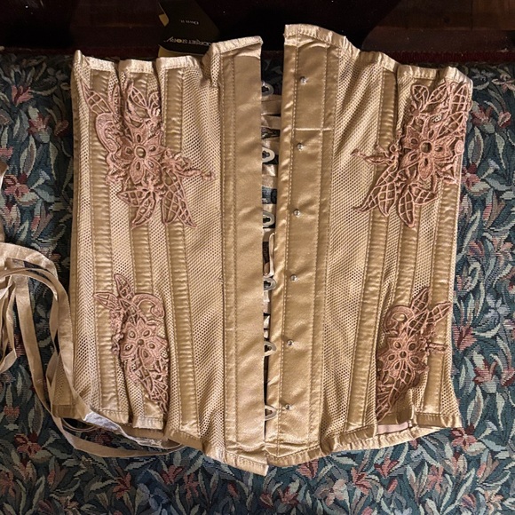 Corset Story Gold Corset Top - Picture 2 of 7